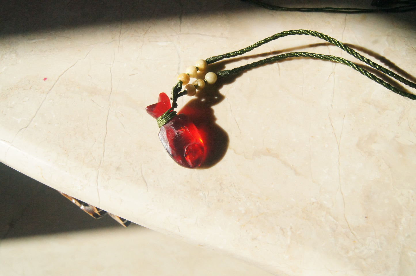 Necklace Red fish