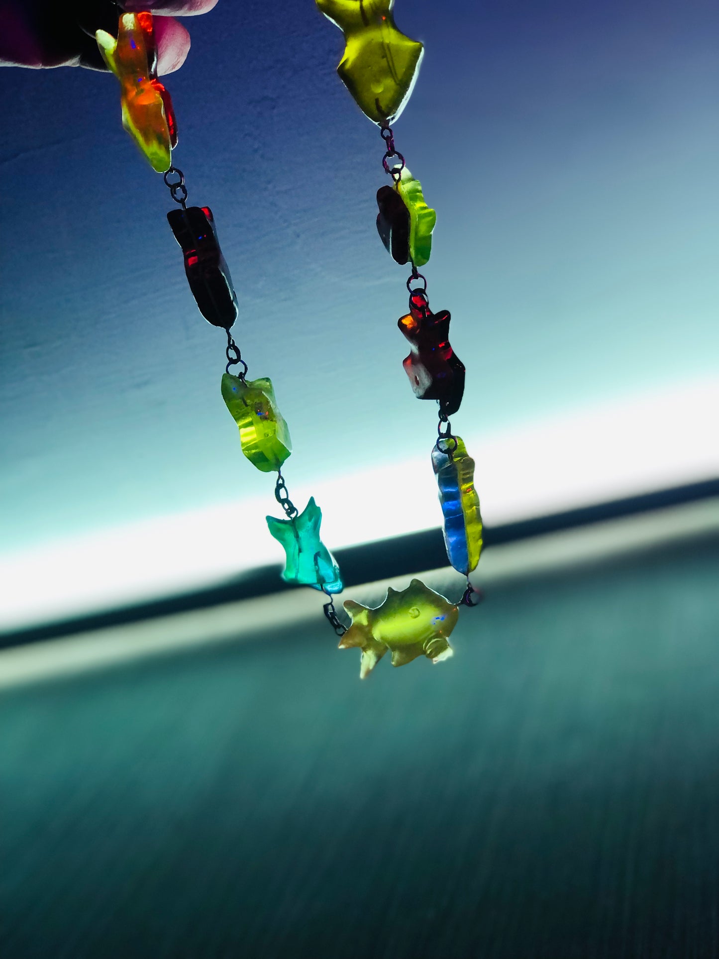 Neon Glass Necklace
