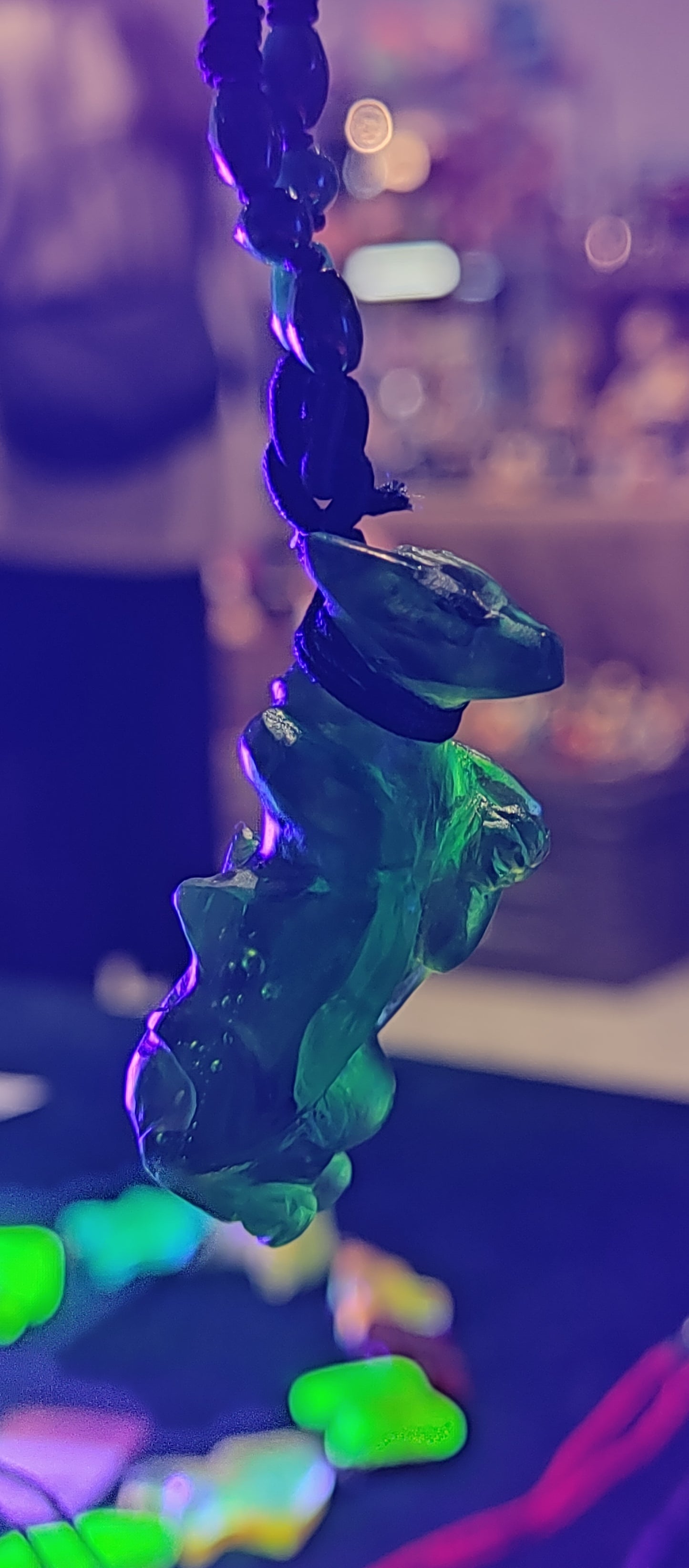 Glass necklace the Dragon
