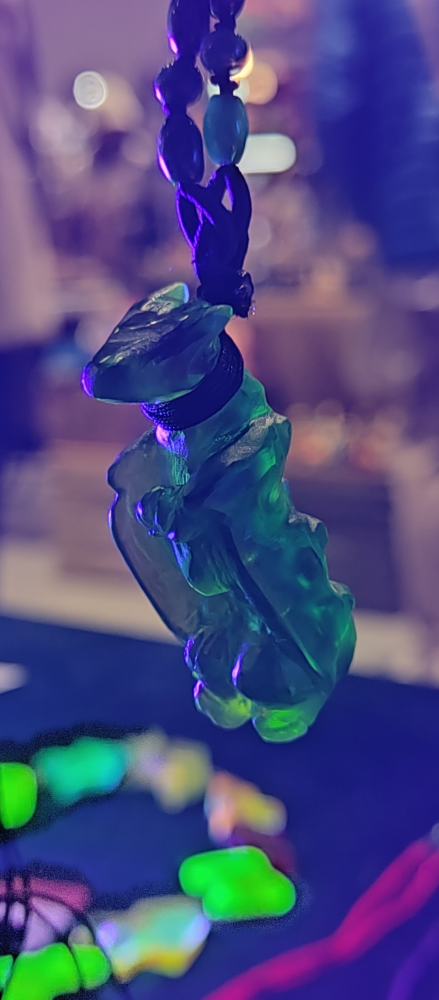 Glass necklace the Dragon