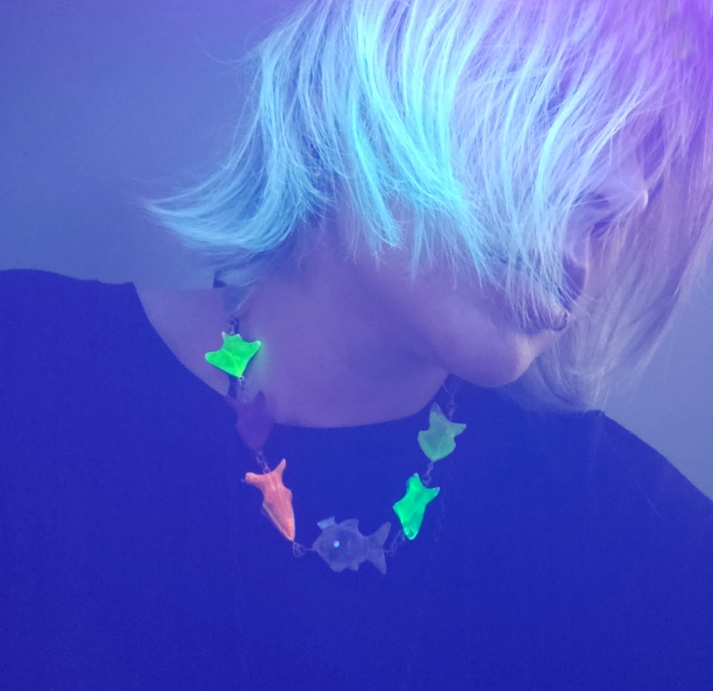 Neon Glass Necklace