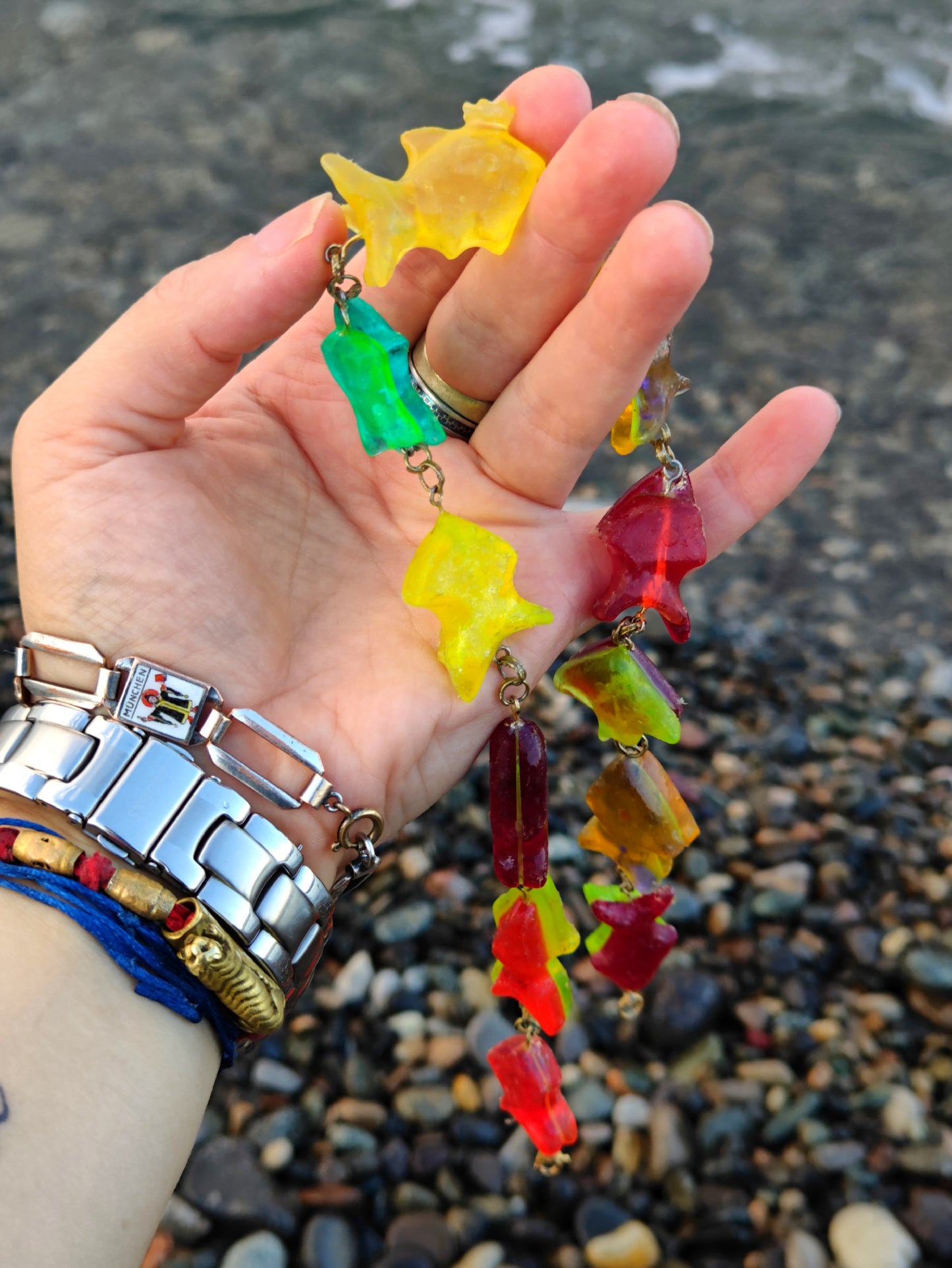 Neon Glass Necklace