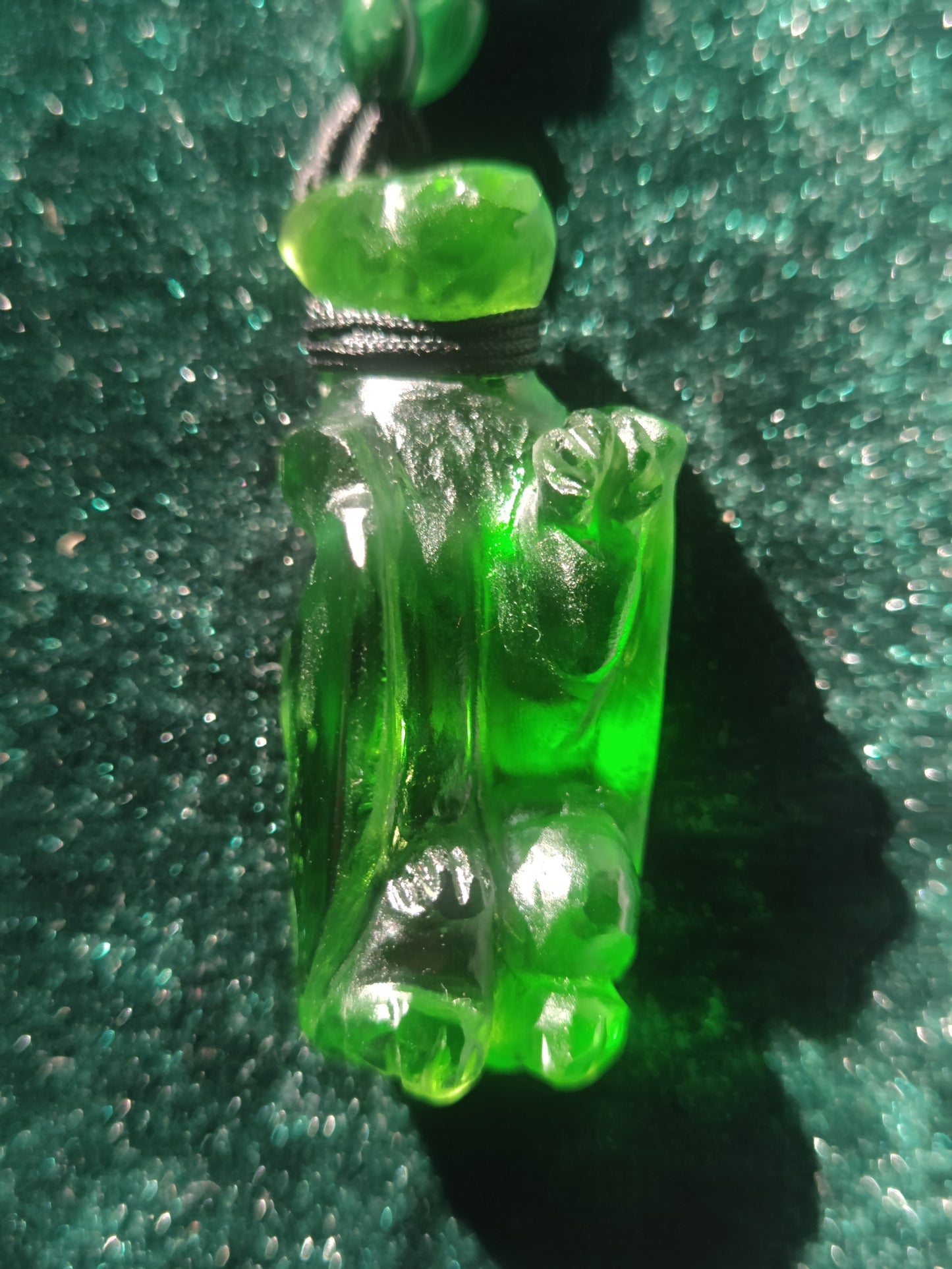 Glass necklace the Dragon