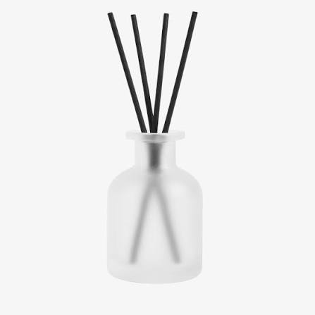 Empty glass bottle random design