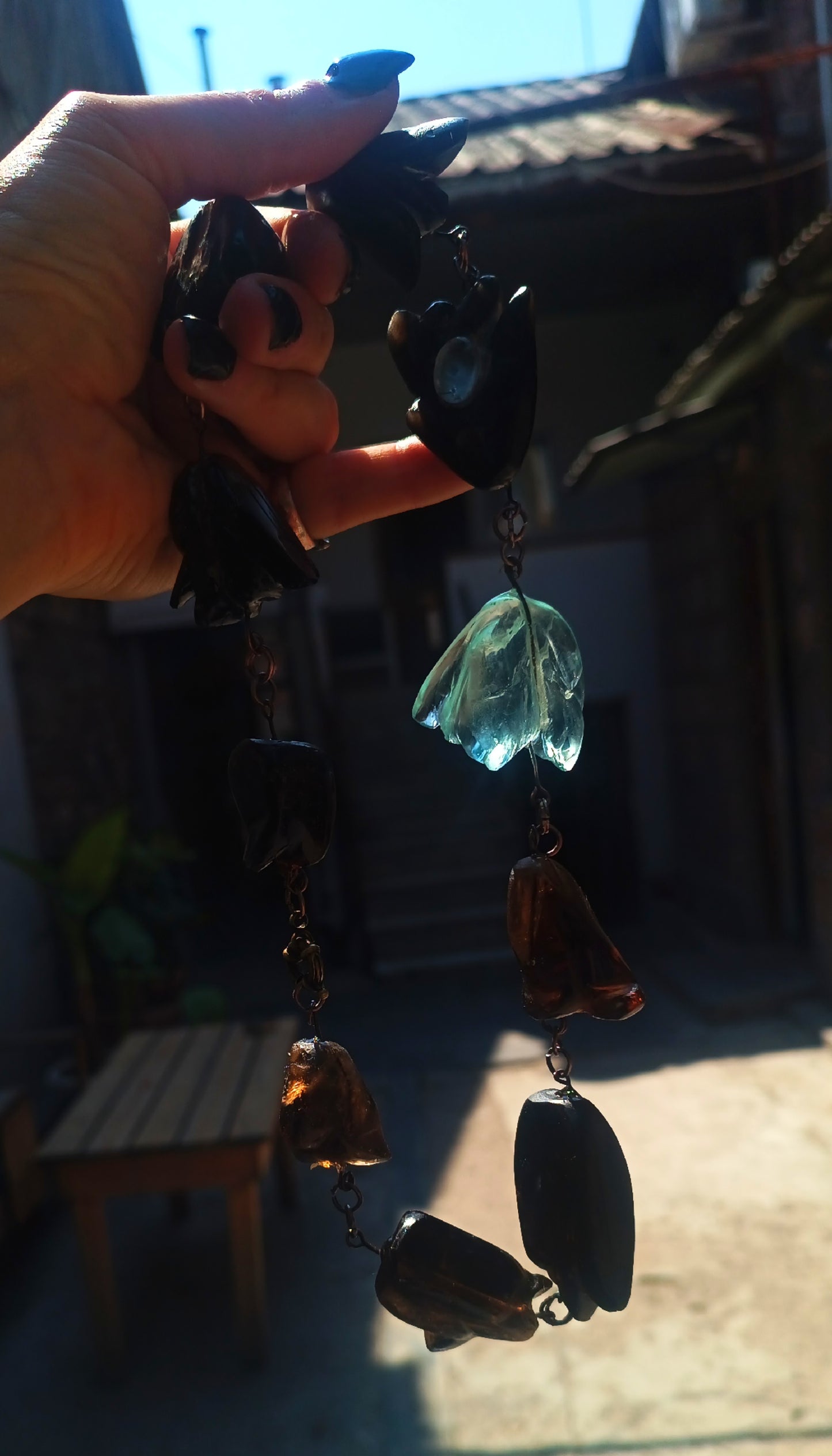 Obsidian necklace