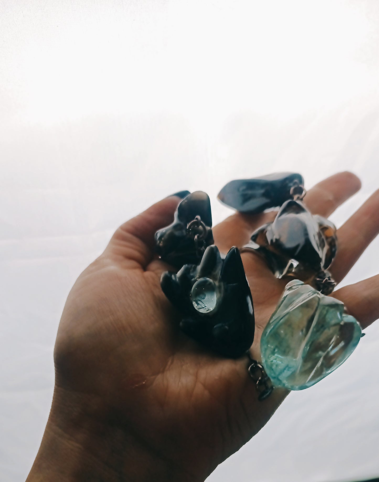 Obsidian necklace